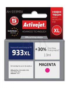 Tusz Activejet AH-933MRX (do drukarki Hewlett Packard, zamiennik HP 933XL CN055AE premium 13ml magen