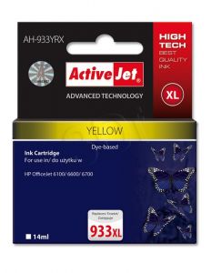 Tusz Activejet AH-933YRX (do drukarki Hewlett Packard, zamiennik HP 933XL CN056AE premium 13ml yello