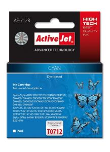 Tusz Activejet AE-712R (do drukarki Epson, zamiennik T0712, T0892, T1002 premium 7ml cyan)