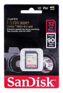 Sandisk SDHC Extreme 32GB Class 10,Class U3