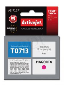 Tusz Activejet AE-713R (do drukarki Epson, zamiennik T0713, T0893, T1003 premium 7ml magenta)