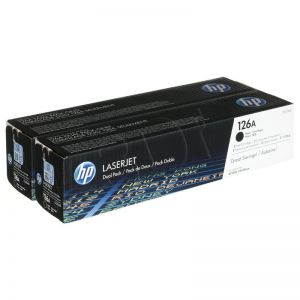 Toner HP zestaw HP 126AD, HP126AD=CE310AD, zawiera 2 szt. czarny CE310A