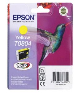 Tusz Epson żółty T0804=C13T08044011, 8 ml