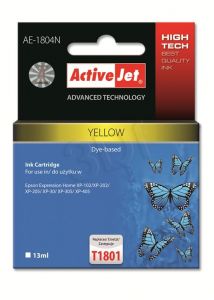 Tusz Activejet AE-1804N (do drukarki Epson, zamiennik T1804 supreme 13ml yellow)