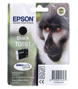 Tusz Epson czarny T0891=C13T08914011, 5.8 ml