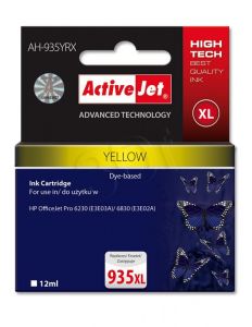 Tusz Activejet AH-935YRX (do drukarki Hewlett Packard, zamiennik 935XL C2P26AE premium 12ml yellow C