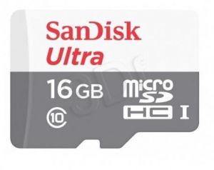 SANDISK microSDHC 16GB ULTRA 80MB/s C/10 UHS-I