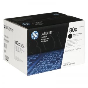 Toner HP zestaw HP 80XD, HP80XD=CF280XD, zawiera 2 szt. czarny CF280X