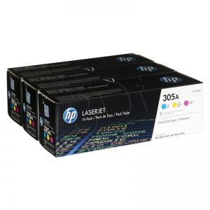 Toner HP zestaw HP 305A, HP305A=CF370AM, zawiera CMY, CE411A+CE413A+CE412A