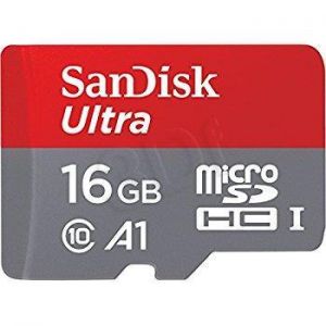 SANDISK microSDHC 16GB class 10 98MB/s A1 + Adapter