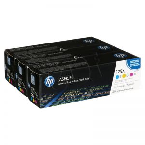 Toner HP zestaw HP 125A, HP125A=CF373AM, zawiera CMY, CB541A+CB543A+CB542A