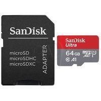 SANDISK microSDXC 64GB ULTRA 100MB/s C/10 UHS-I+ada