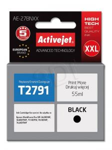 Tusz Activejet AE-27BNXX (do drukarki Epson, zamiennik 27XXL T2791 supreme 55ml czarny Chip)