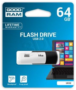 Goodram Flashdrive Black&White 64GB USB 2.0 czarno-biały