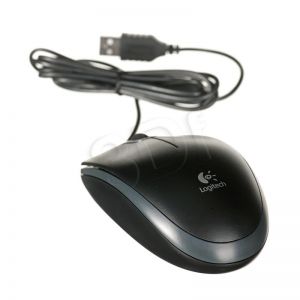 Logitech Mysz przewodowa optyczna B100 czarna