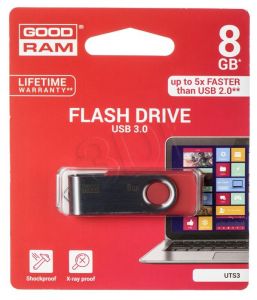 Goodram Flashdrive UTS3 8GB USB 3.0 czerwony