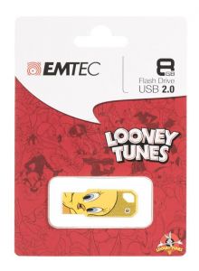 Emtec Flashdrive Tweety 8GB USB 2.0 żółty