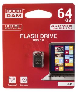 Goodram Flashdrive Point 64GB USB 3.0 srebrny