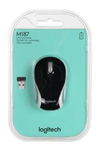 Mysz bezprzewodowa Logitech optyczna M187 1000dpi czarny