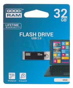 Goodram Flashdrive UCU2 32GB USB 2.0 czarny