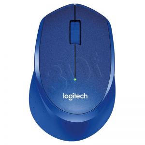 Mysz bezprzewodowa Logitech optyczna M330 Silent Plus 1000dpi czerwony