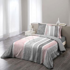 Pościel Douceur MODERNO PINK 220x200+2 Poszewki 63X63