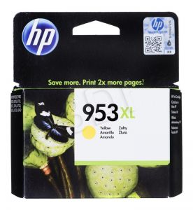 Tusz HP żółty HP 953XL, HP953XL=F6U18AE, 1600 str.,20 ml.