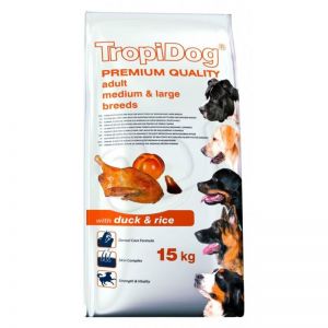 KARMA TROPIDOG Premium Adult M&L Duck & Rice 15 kg