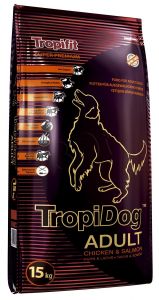 KARMA TROPIDOG SuperPrem Adult M&L Chicken&Salm15kg