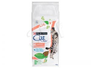 Karma PURINA CAT CHOW SENSITIVE Łosoś 15kg XE