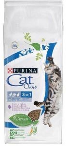 Karma PURINA CAT CHOW FELINE 3IN1 Turkey karma 15kg N1 XE