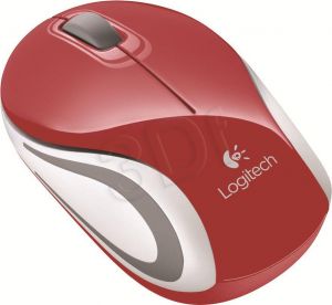 MYSZ LOGITECH Wireless Mini Mouse M187 RED